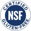 Pěstitel suroviny Ječmen Aktif má certifikaci NSF Gluten-Free zajišťuje, že produkt je bezlepkový.